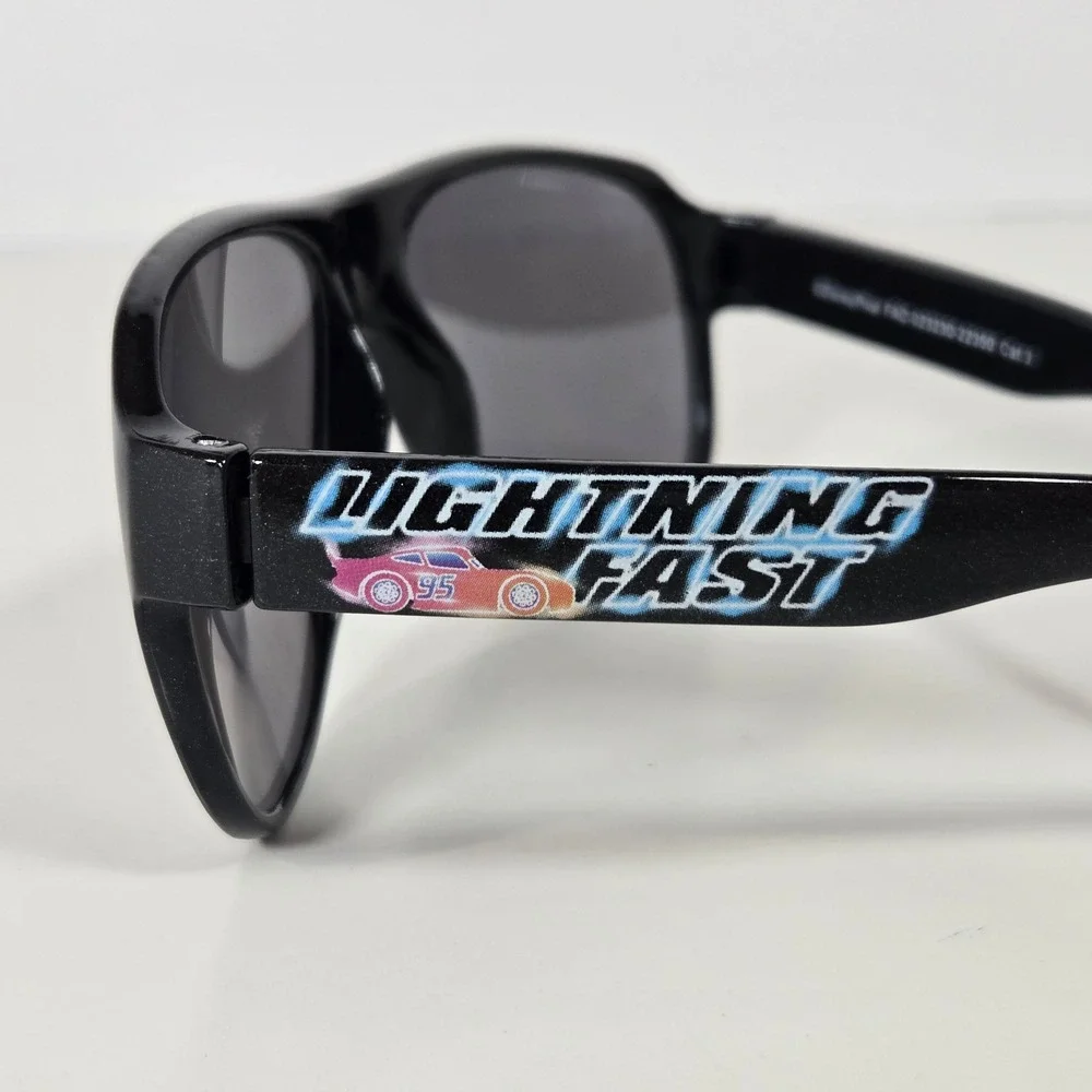 Disney Pixar Cars Lightning McQueen Kids Sunglasses Black 95 FAC-023230-22350